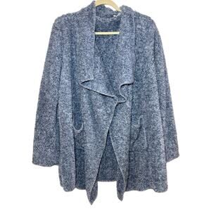 HUGS from Soft Surroundings ultra soft cardigan jacket teddy/soft/ ice blue